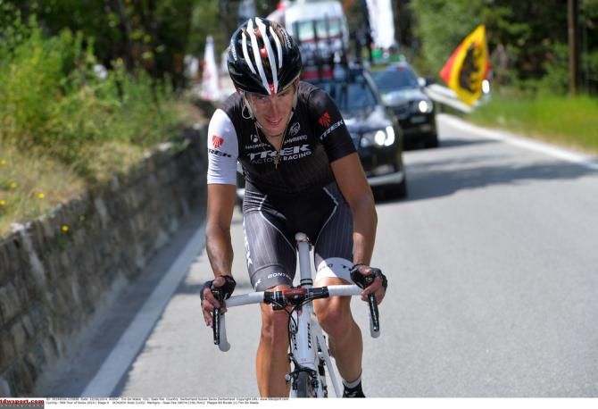 Andy Schleck (Trek) was active on the final stage