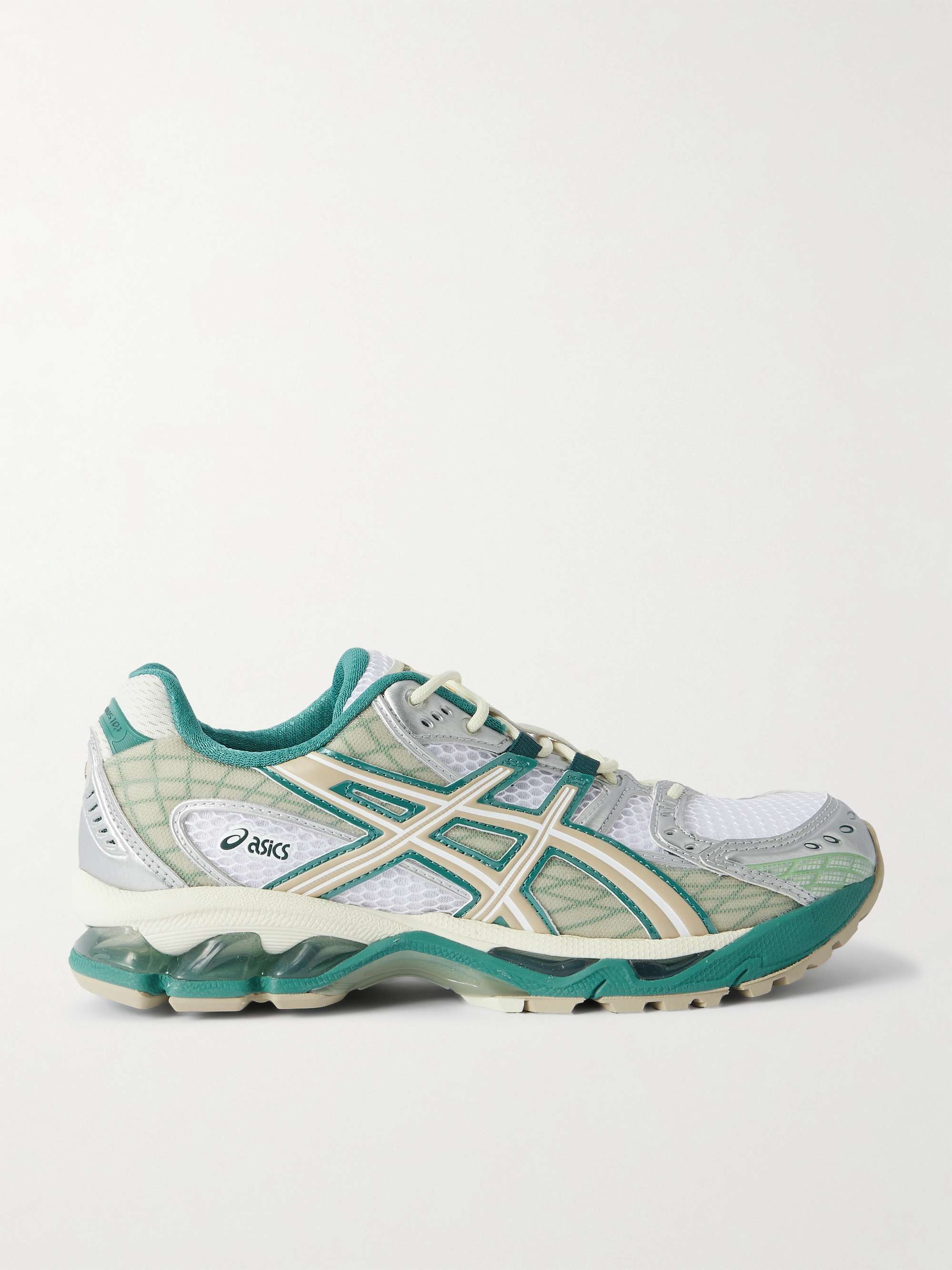 Gel-Nimbus 10.1 Metallic Rubber-Trimmed Mesh and Ripstop Sneakers