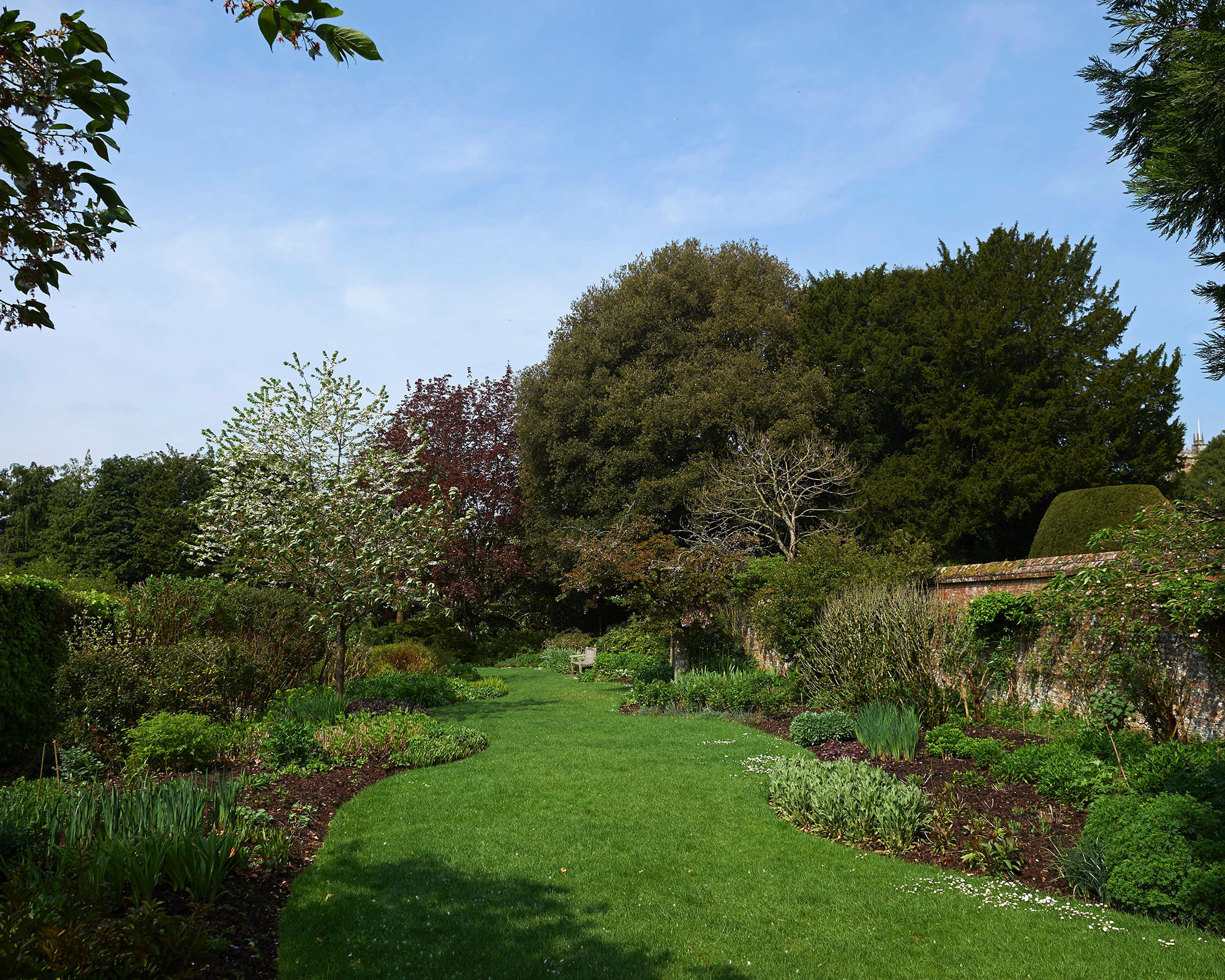 The gardens of Highclere Castle (the location for Downton Abbey) are picured at the castle in Highclere, southern England, on May 12, 2016.