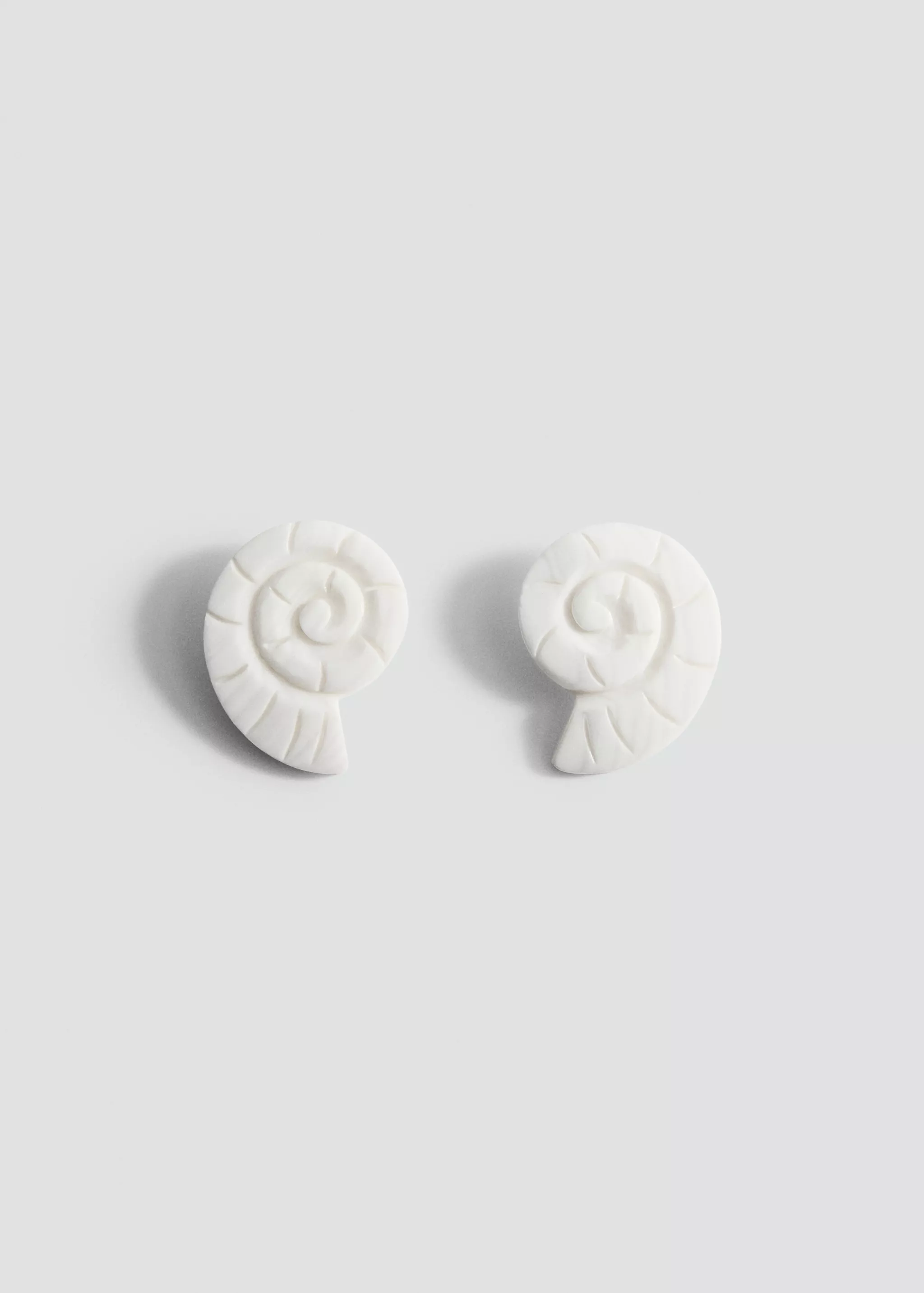 Natural Shell Earrings - Women | Mango United Kingdom