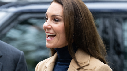 Catherine, Princess Of Wales visits the Oxford House Nursing Home on February 21, 2023 in Slough, England.