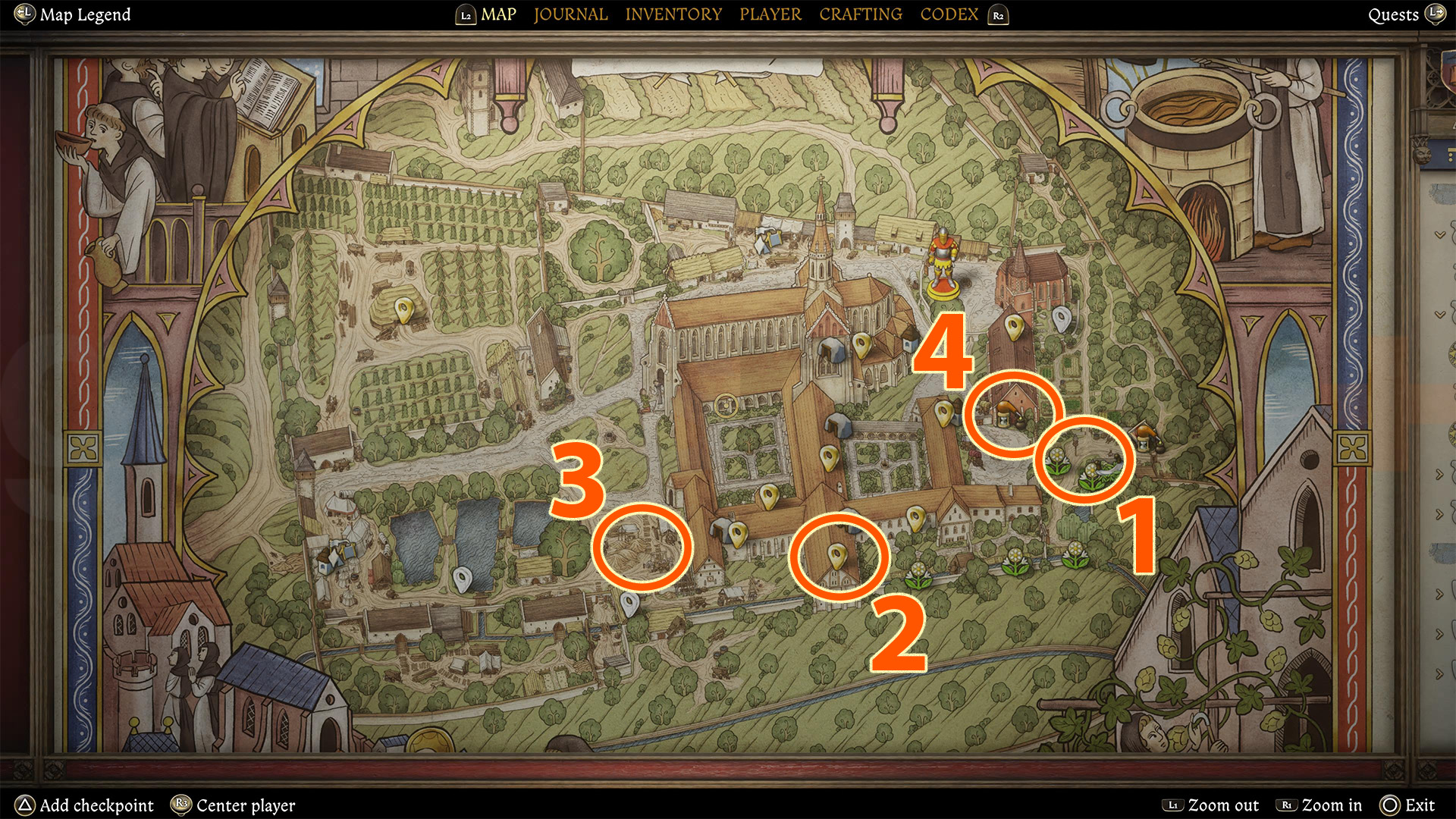 Plague Hood ingredient locations