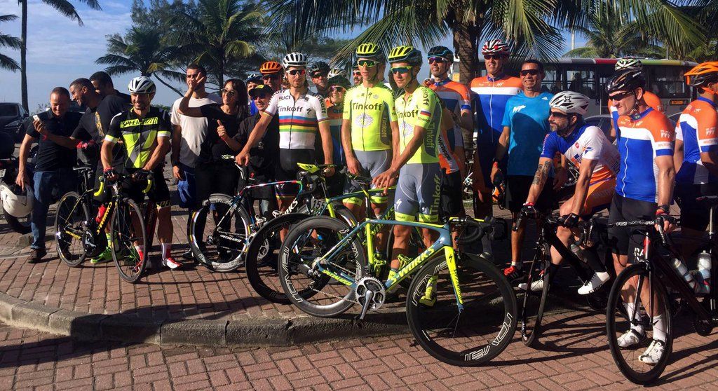 Peter Sagan was in Rio to study the Olympic road race course