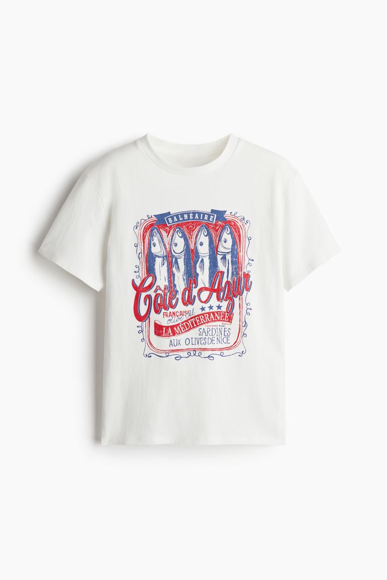 T-Shirt With Motif