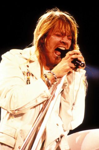 Axl Rose onstage