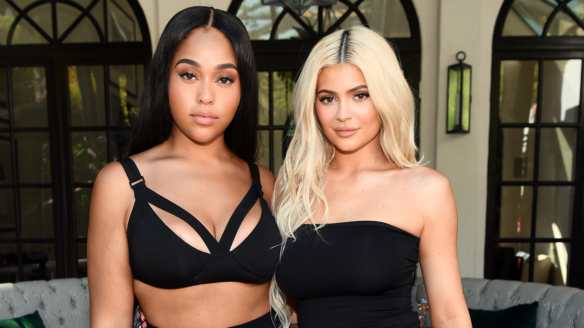 WEST HOLLYWOOD, CA - AUGUST 29: Jordyn Woods (L) and Kylie Jenner attend the launch event of the activewear label SECNDNTURE by Jordyn Woods at a private residence on August 29, 2018 in West Hollywood, California. SECNDNTURE by Jordyn Woods will be available August 30th on secndnture.com. (Photo by Emma McIntyre/Getty Images for SECNDNTURE)