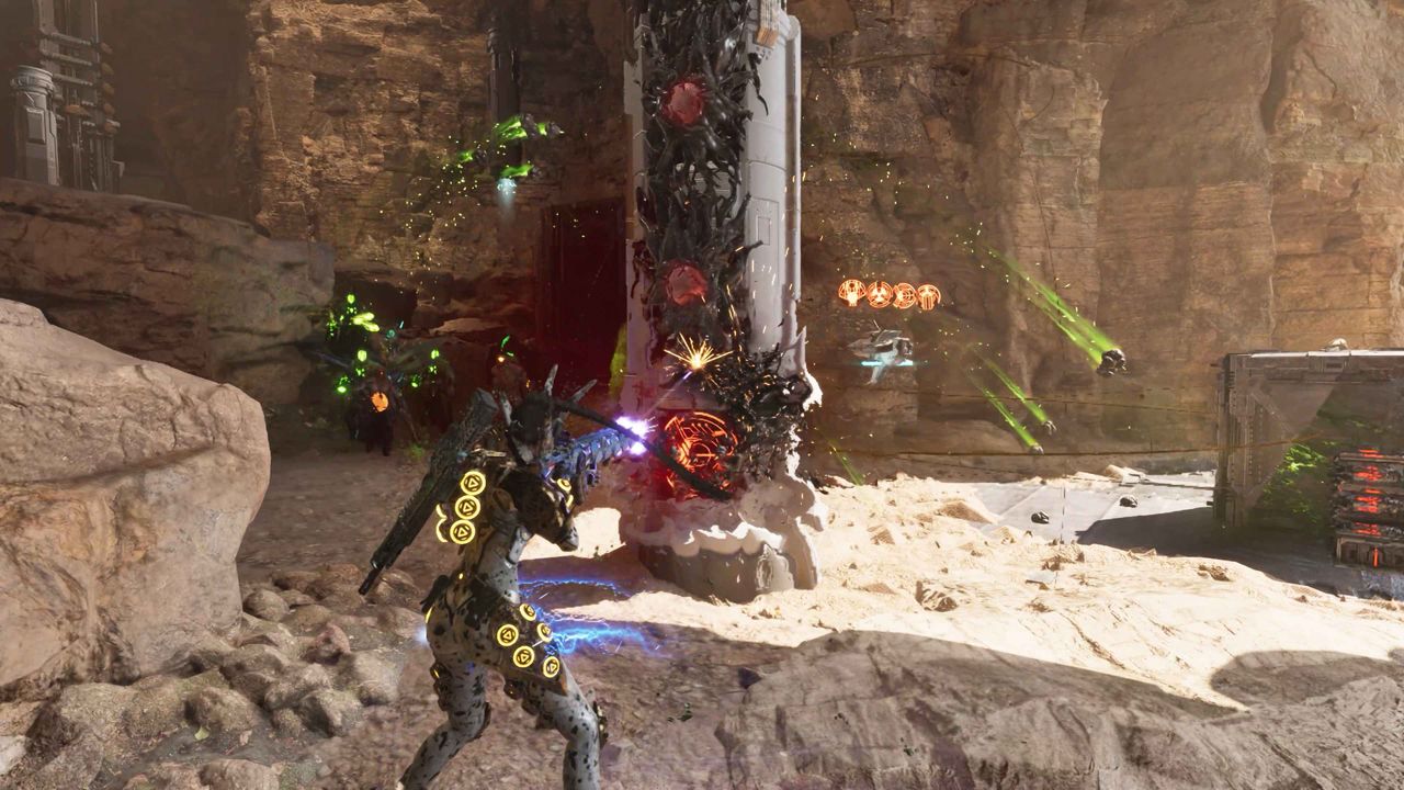 Screenshot of The First Descendant: Season 1 "Invasion."