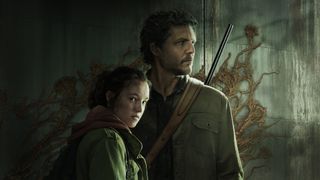 Pedro Pascal and Bella Ramsey as Joel and Ellie in The Last of Us HBO TV Show