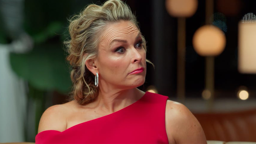 Expert Mel Schilling looking shocked in MAFS AU