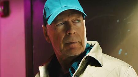 Bruce Willis is shown in the trailer for Wire Room.