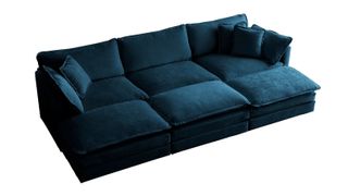 Comfortable Deep Seat 6 Seater Sectional 