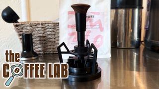a photo of a wdt tool with the coffee lab logo