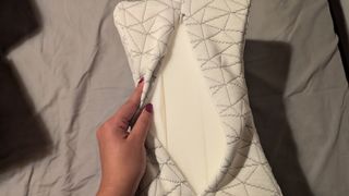 Opening the Coop knee pillow