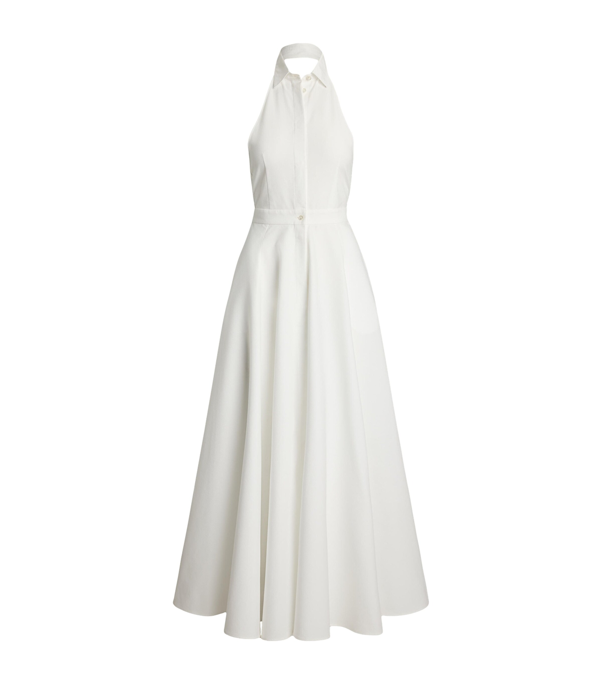 Cotton Piqué Eldred Maxi Dress