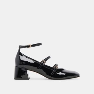 Meadow Heels Midnight Patent Leather