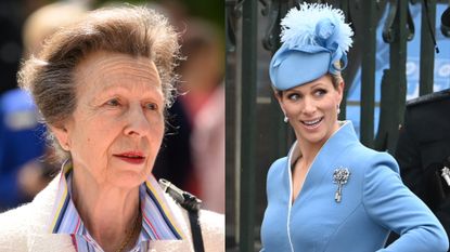 Princess Anne's shocking decision helped Zara. Seen here are Princess Anne and Zara Tindall at different occasions