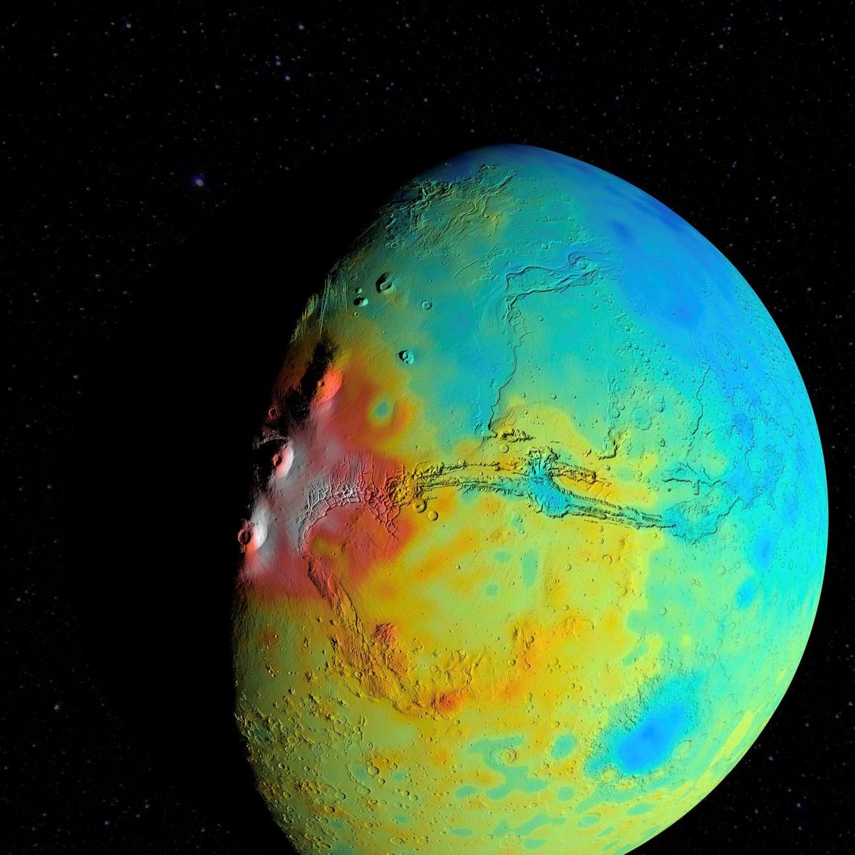 Mars May Have a Porous Crust, Gravity Map Suggests Space