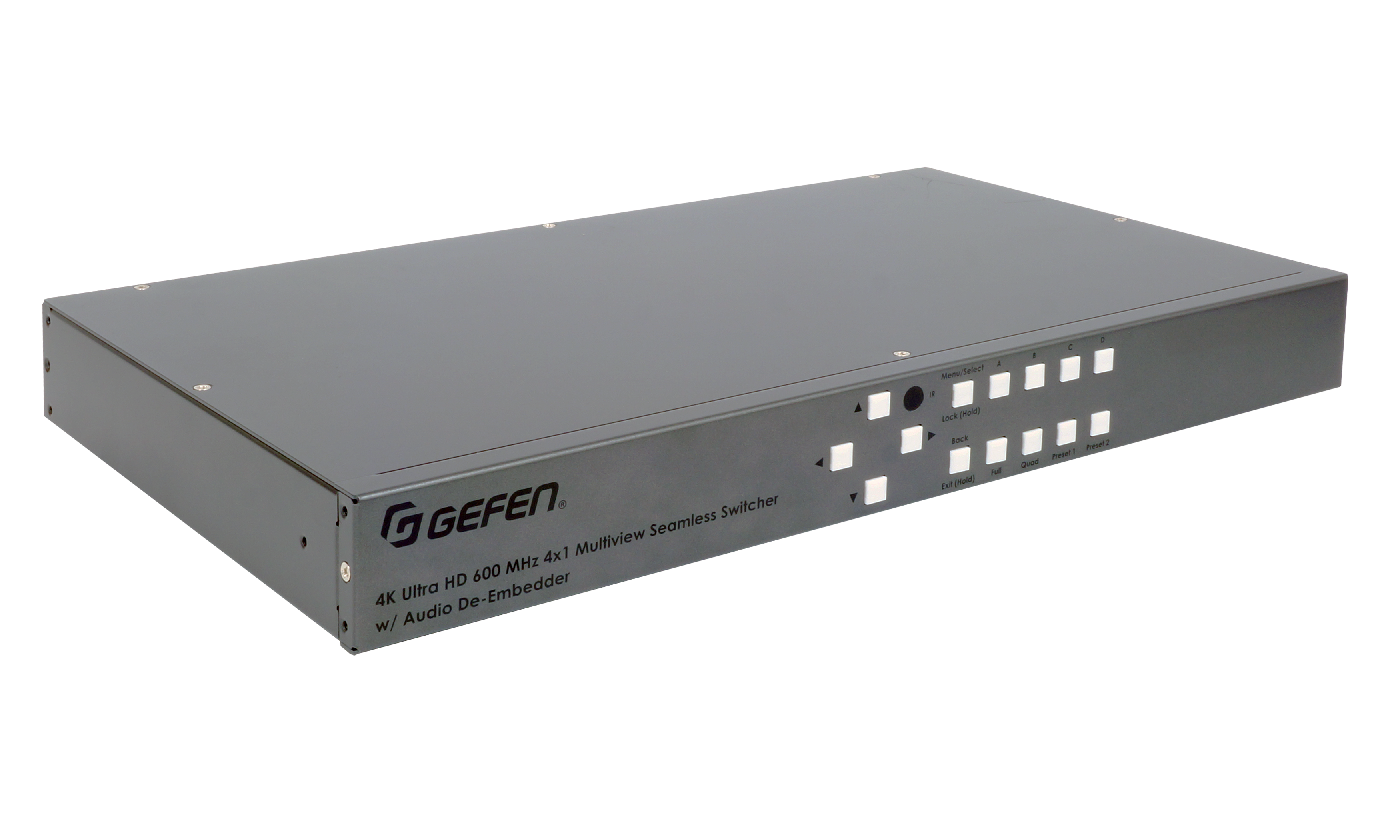 Gefen Ships 4K 600 MHz 4x1 Multiview Switcher