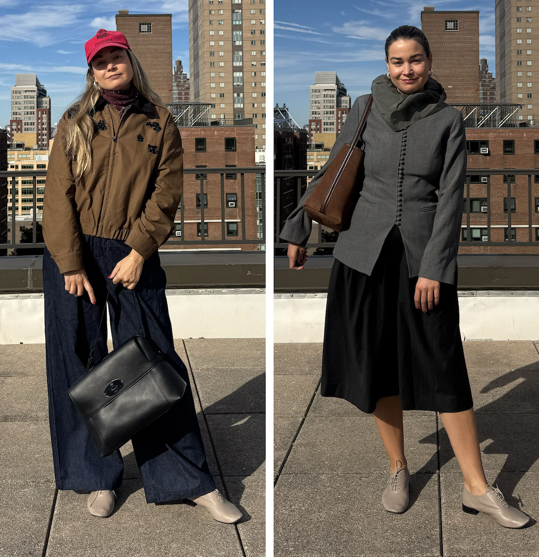photos of Irina Grechko wearing the jazz shoe trend for The A-List Edit