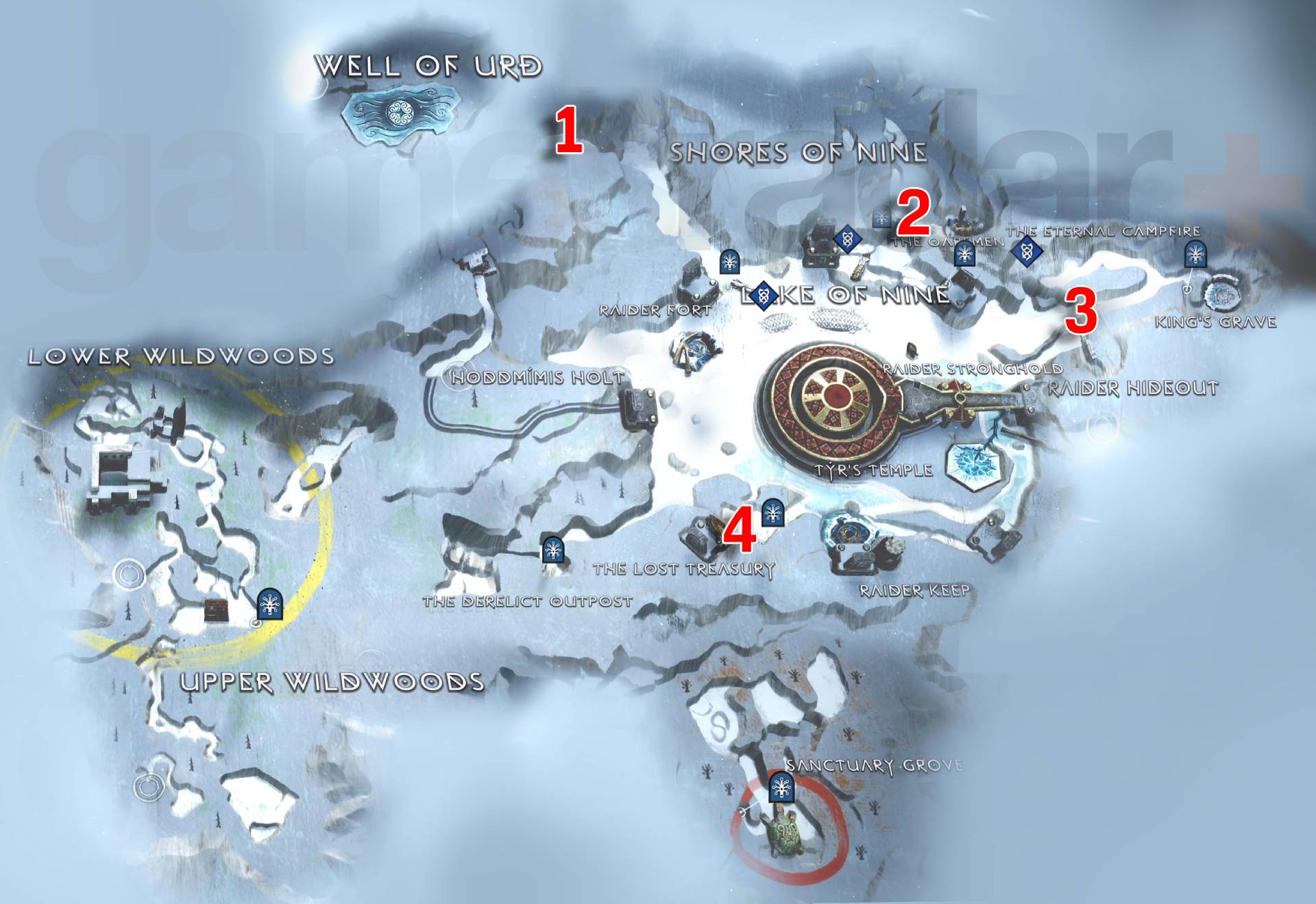 God of War Ragnarok midgard nornir chests