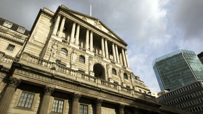 The headquarters of the Bank of England in London