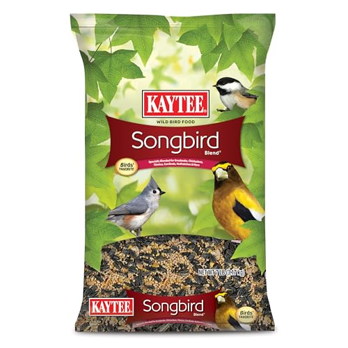 Kaytee Songbird Wild Bird Seed Food, Blended for Grosbeaks, Chickadees, Titmice, Cardinals, Nuthatches &amp;amp; More, 7 Pounds