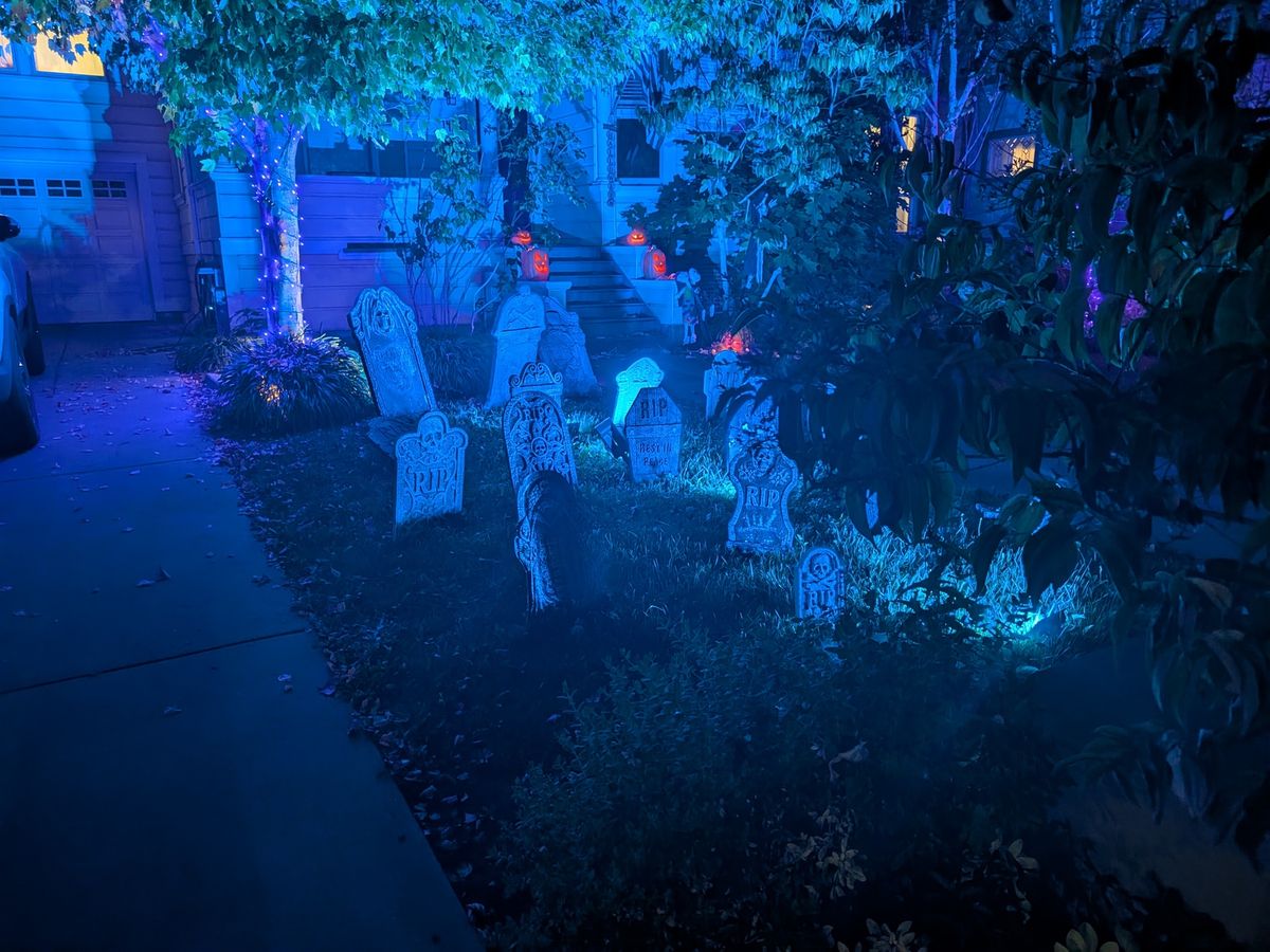 Halloween decorations by Pixel 10 Pro