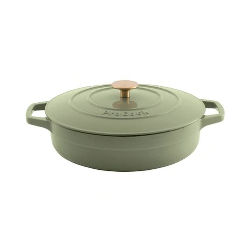 Cast Iron Casserole Dish Sage