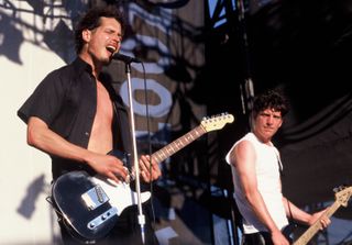 Getting down, Cornell and Carpenter on the Lollapalooza bill in 1996