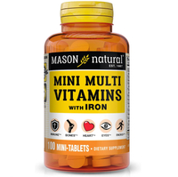 Mason Natural multi-vitamin with iron: was $7.99, now $6.36