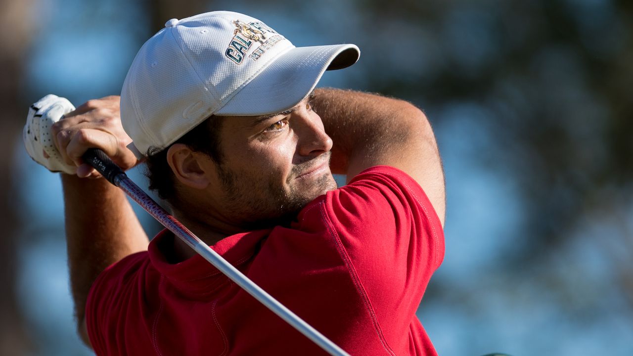 Thomas Lehman takes a shot at the 2017 PNC Father/Son Challenge in Florida