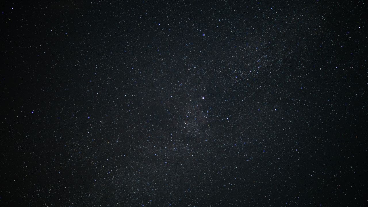 Starry sky at night