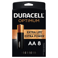 Duracell Optimum AA Batteries: $10.29