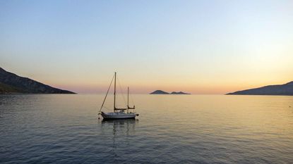 Sailboat on calm water