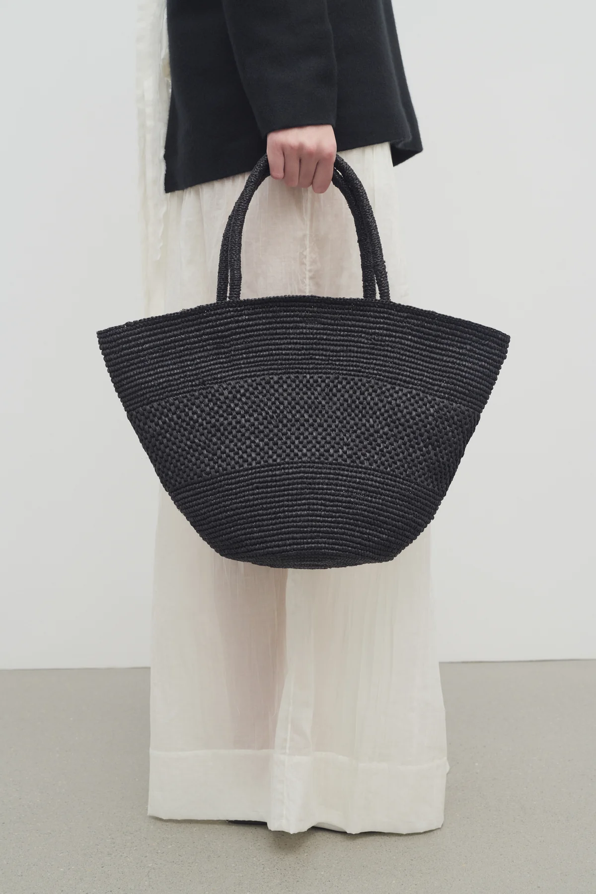 The Row, Emilie Bag in Raffia