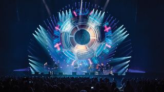 Jeff Lynne's ELO spaceship on stage in Manchester