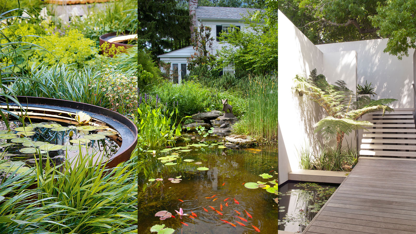 Front yard pond ideas – 6 beautiful ideas to add tranquility as well as curb appeal to your space