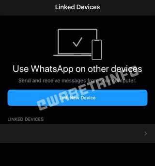 Whatsapp Link New Device Leaked Screenshot