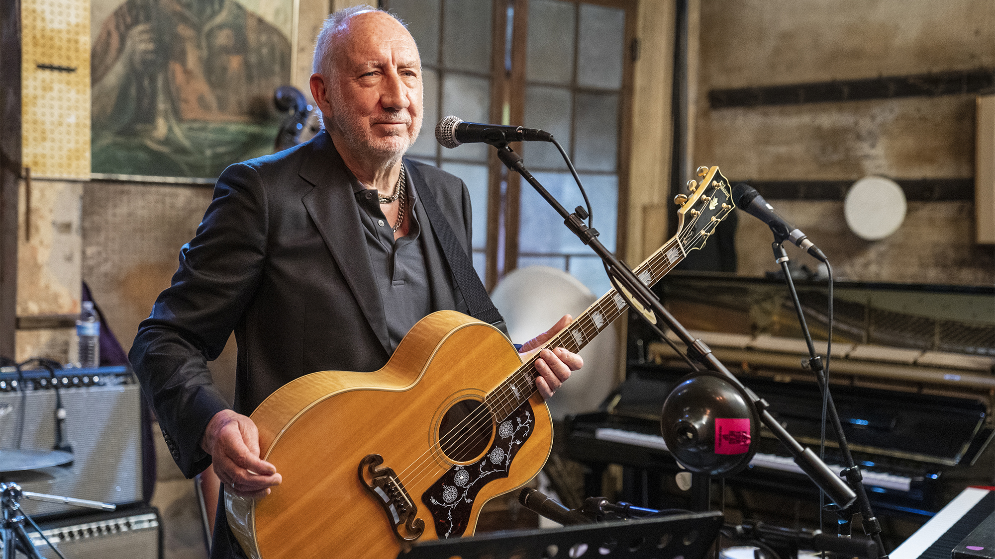 Pete Townshend of The Who performs during the 16th annual Midnight Preserves at Preservation Hall on April 30, 2022 in New Orleans, Louisiana. Preservation Hall Foundation&#039;s Midnight Preserves benefit series welcomes prominent artists from a variety of genres alongside the Preservation Hall Jazz Band for intimate midnight concerts. 