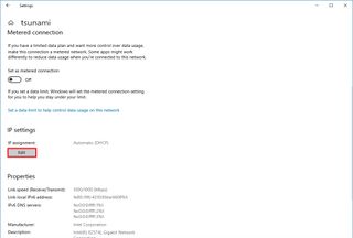 Windows 10 IP assignment