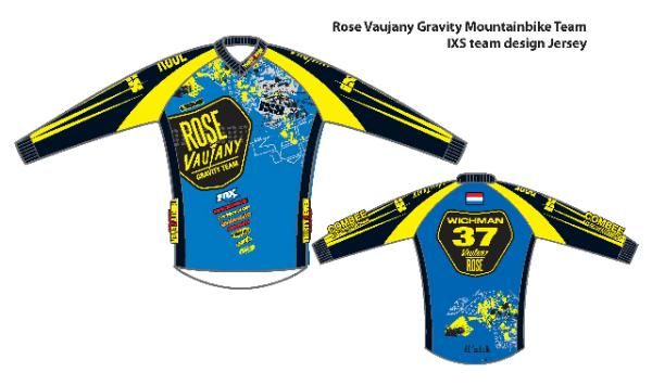 The Rose Vaujany team jersey