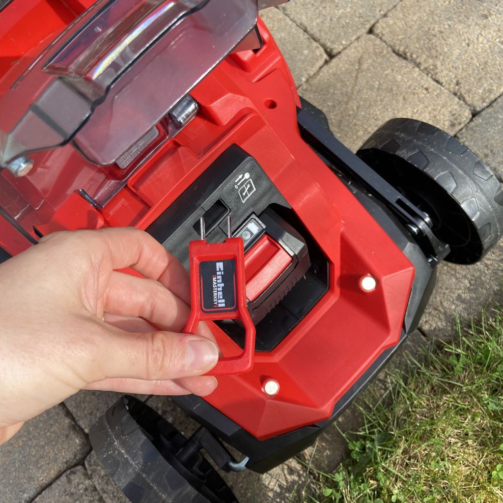 Einhell GE-HM 18/38 Li Cordless Manual Lawn Mower – Solo Power X-Change (18V, Ball Bearing Cutting Axle With 5 Blades) Delivered Without Battery Or Charger