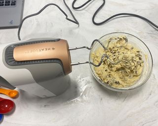 Image of Oster Heatsoft being used in cookie dough test
