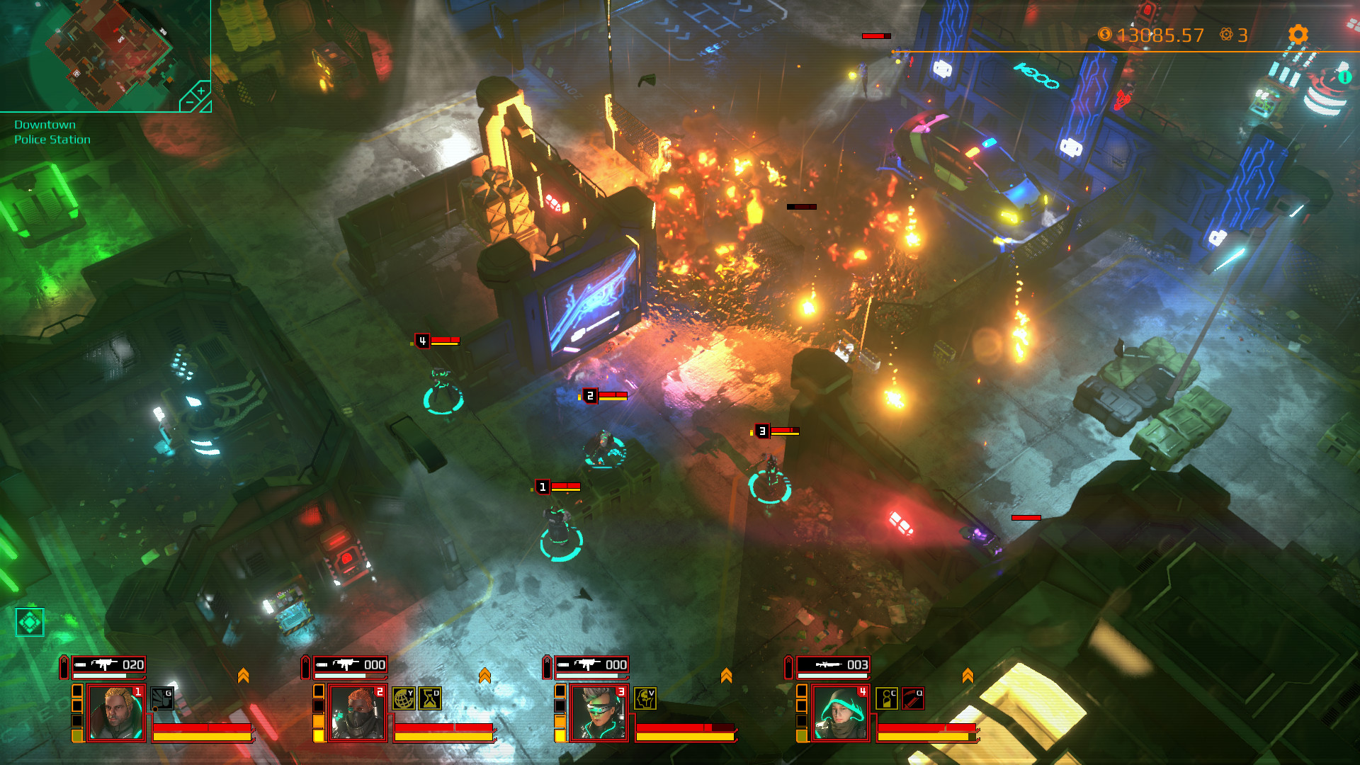 Satellite Reign (PC) patched with 4-player co-op