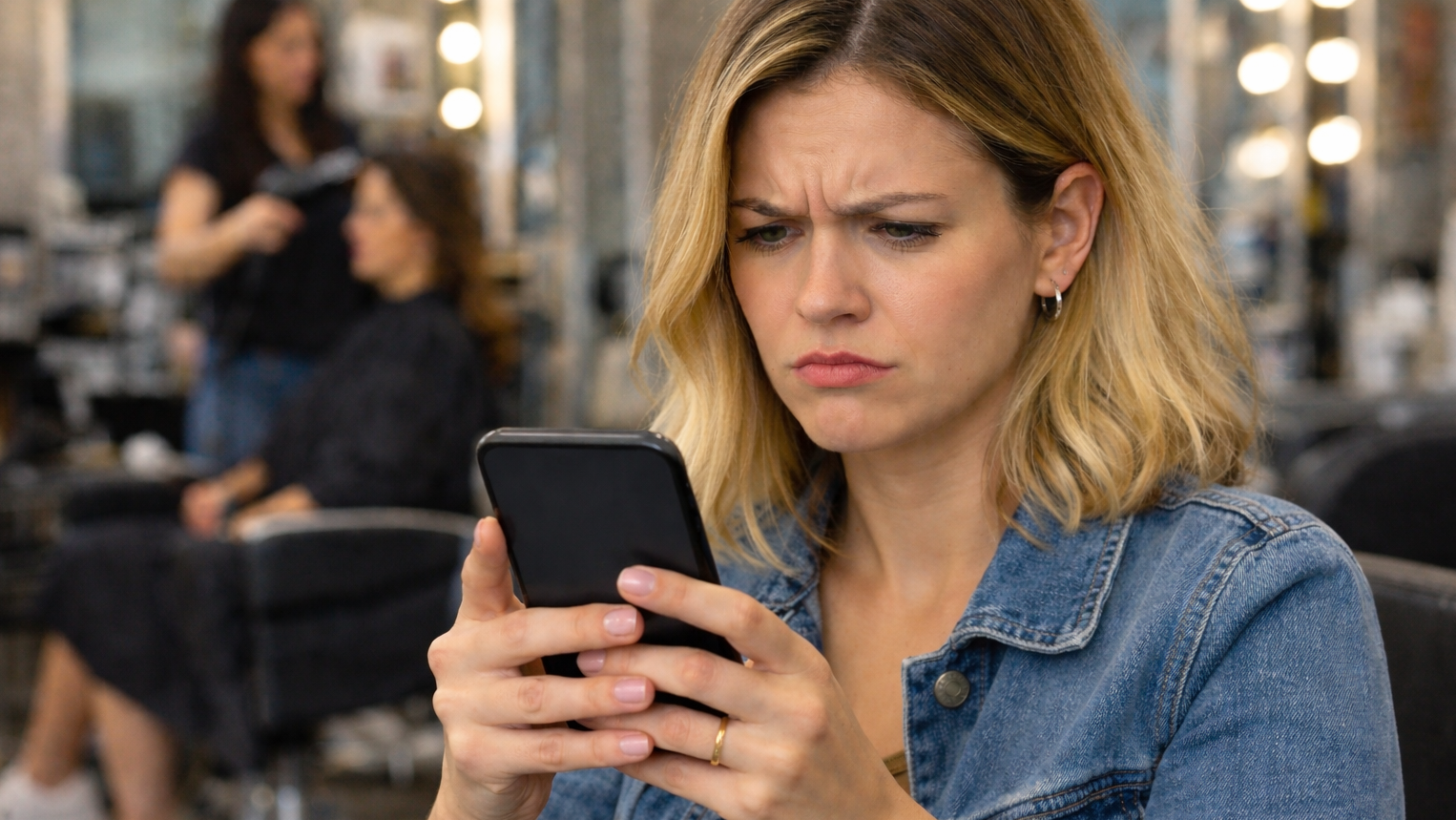 Using smartphone