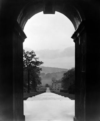 The casacde from the temple designed by designed by Thomas Archer at Chatsworth House. ©Country Life