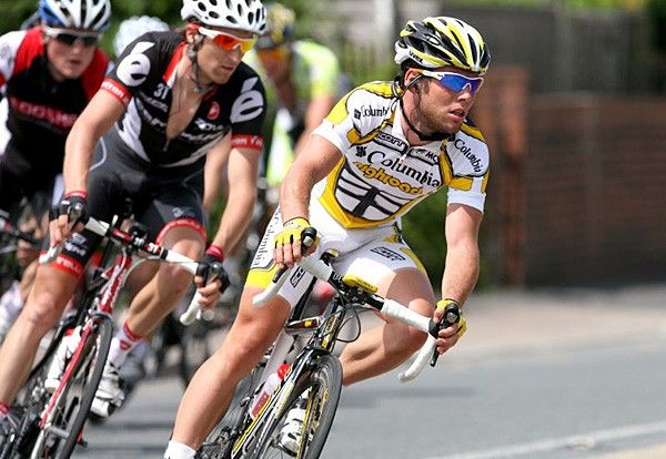 Mark Cavendish on the front again.