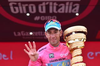 Cycling: 99th Tour of Italy 2016 / Stage 21
Podium / Vincenzo NIBALI (ITA) Pink Leader Jersey / Celebration / cup / trophe /
Cuneo - Torino (163km)/
Giro / Â© Tim De Waele
