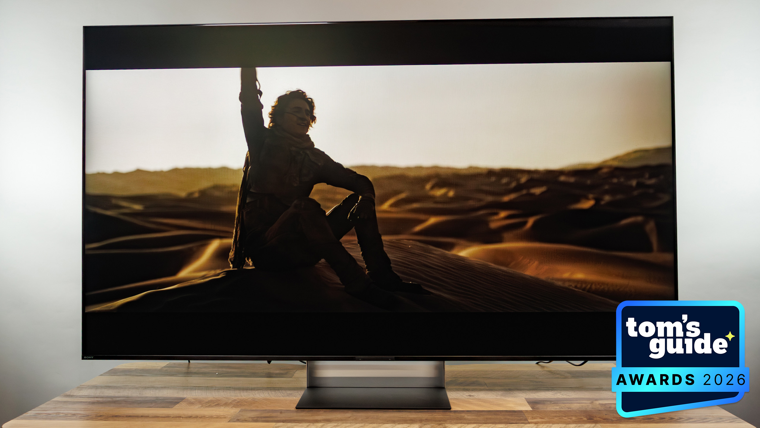 The Sony Bravia 9 II with a TG Awards 2026 badge