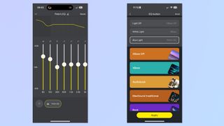 A screenshot of the Tribit smartphone app